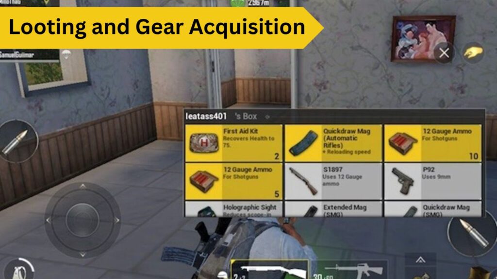 pubg Looting and Gear Acquisition